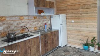 آشپزخانه واحد شماره 3 مجتمع اقامتی گلپر - رامیان - روستای پاقلعه